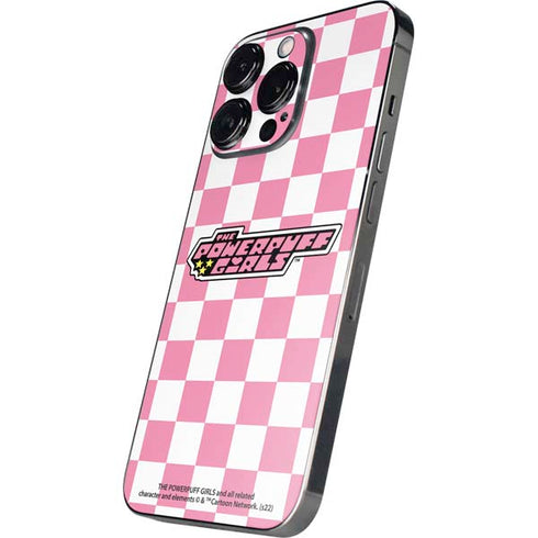 Cartoon Network Powerpuff Girls Checkered iPhone 14 Pro Skin